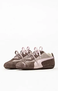 Pacsun Women's Brown Speedcat Brushed Luxe Sneakers