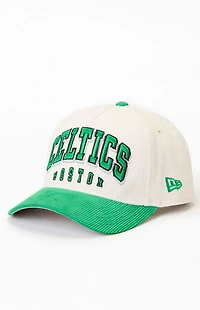New Era Boston Celtics 9FORTY Corduroy Snapback Hat