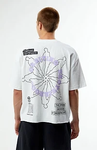 Pacsun Orbiting Connections Cropped Boxy T-Shirt