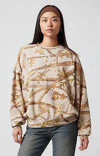 Pacsun Camo Core Crew Neck Sweatshirt