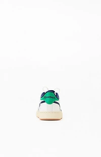 Reebok Kids White & Green Club C Revenge Shoes