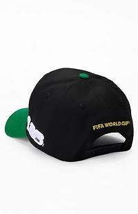 FIFA Embroidered Brazil Pro Crown Snapback Hat