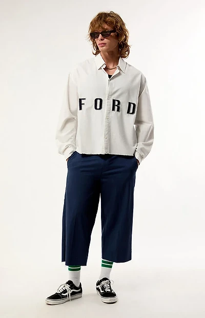 FORD Service Button Down Long Sleeve Shirt