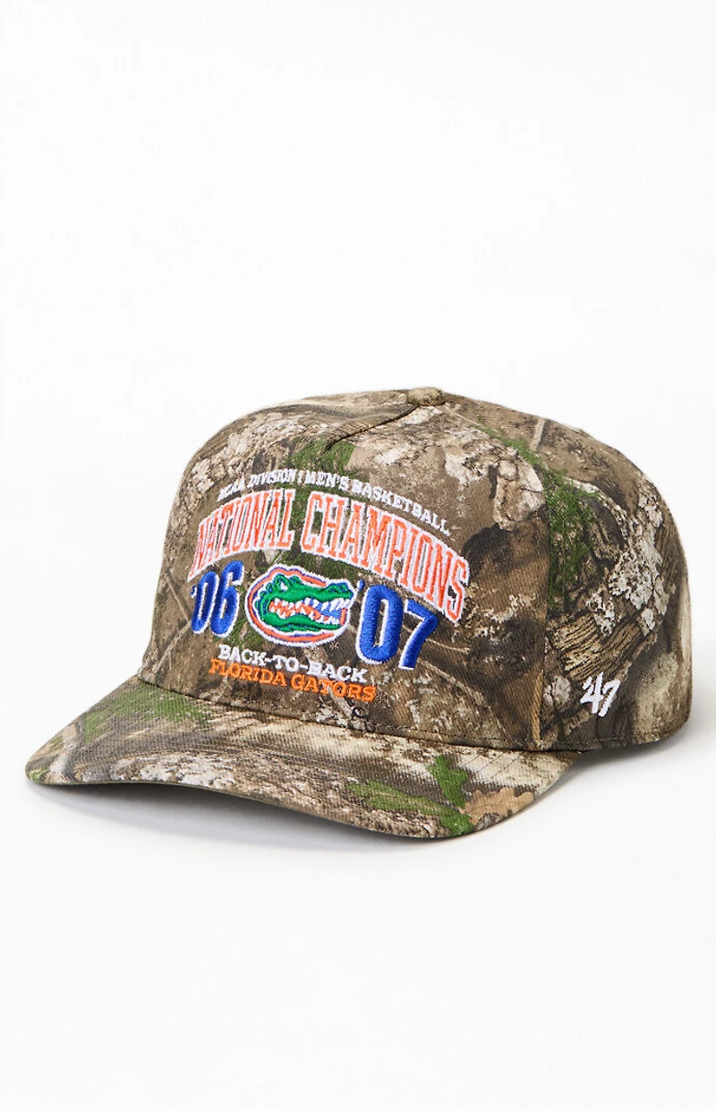 47 Brand Florida Gators Camo Back To Back Hitch Snapback Hat