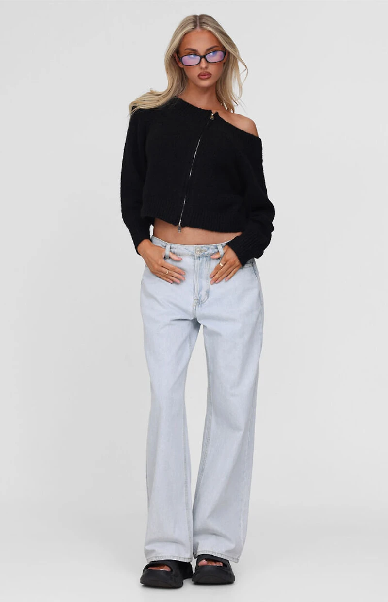 Tiger Mist Lunette Zip Sweater