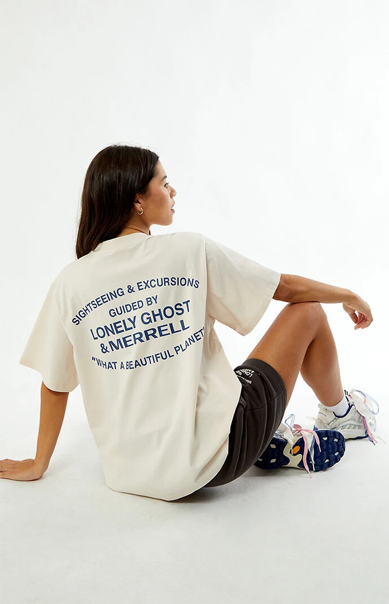 LONELY GHOST x Merrell Sightseeing & Excursions Oversized T-Shirt