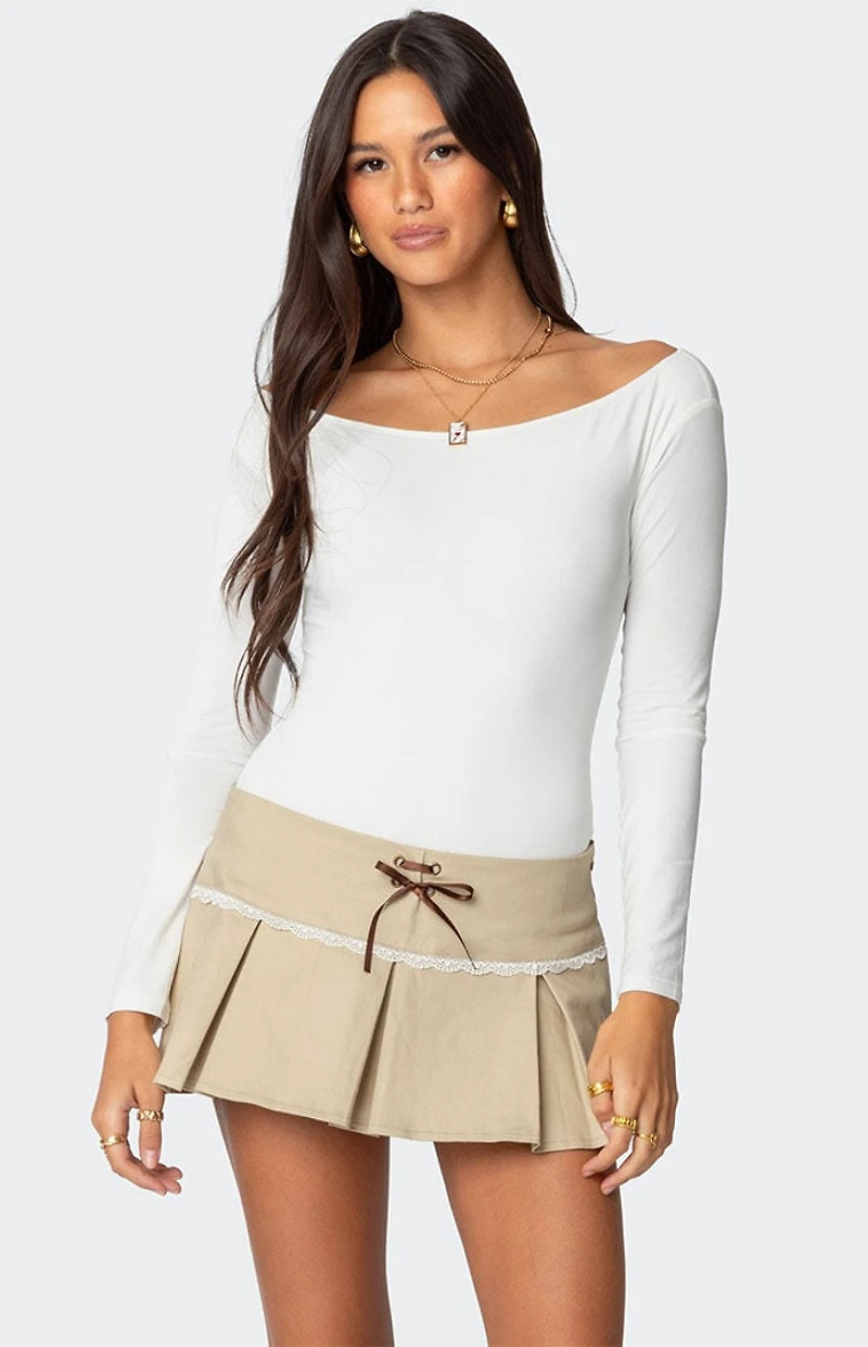 Edikted Cyndi Off Shoulder Bodysuit