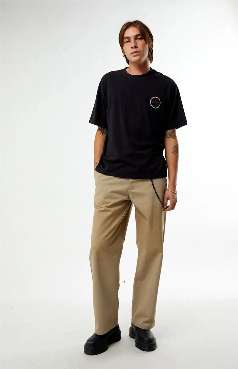 Pacsun Metal Rose Embroidered T-Shirt