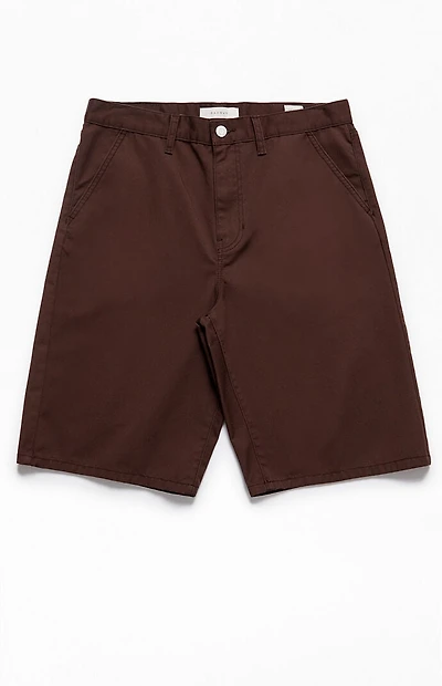 Pacsun Brown Extreme Baggy Shorts
