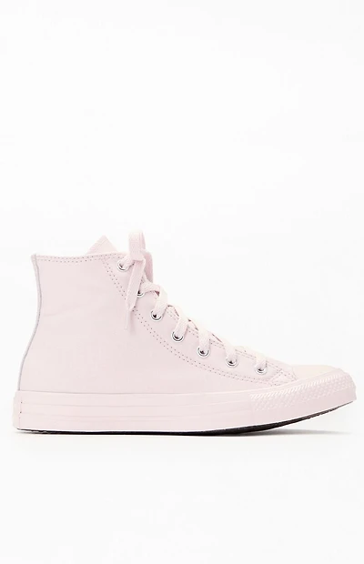 Converse Kids Light Pink Chuck Taylor All Star Monochrome High Top Shoes