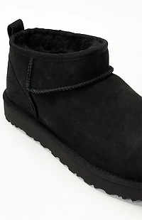 UGG Women's Black Classic Ultra Mini Boots