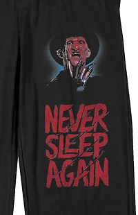 Nightmare on Elm Street Never Sleep Again Pajama Pants