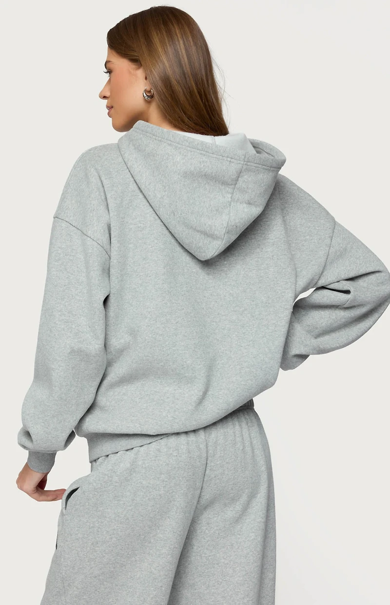 Edikted Camo Crush Oversized Hoodie