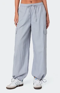 Edikted Phoenix Linen Look Cargo Pants