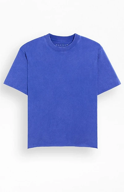 Pacsun Blue Premium Cropped T-Shirt
