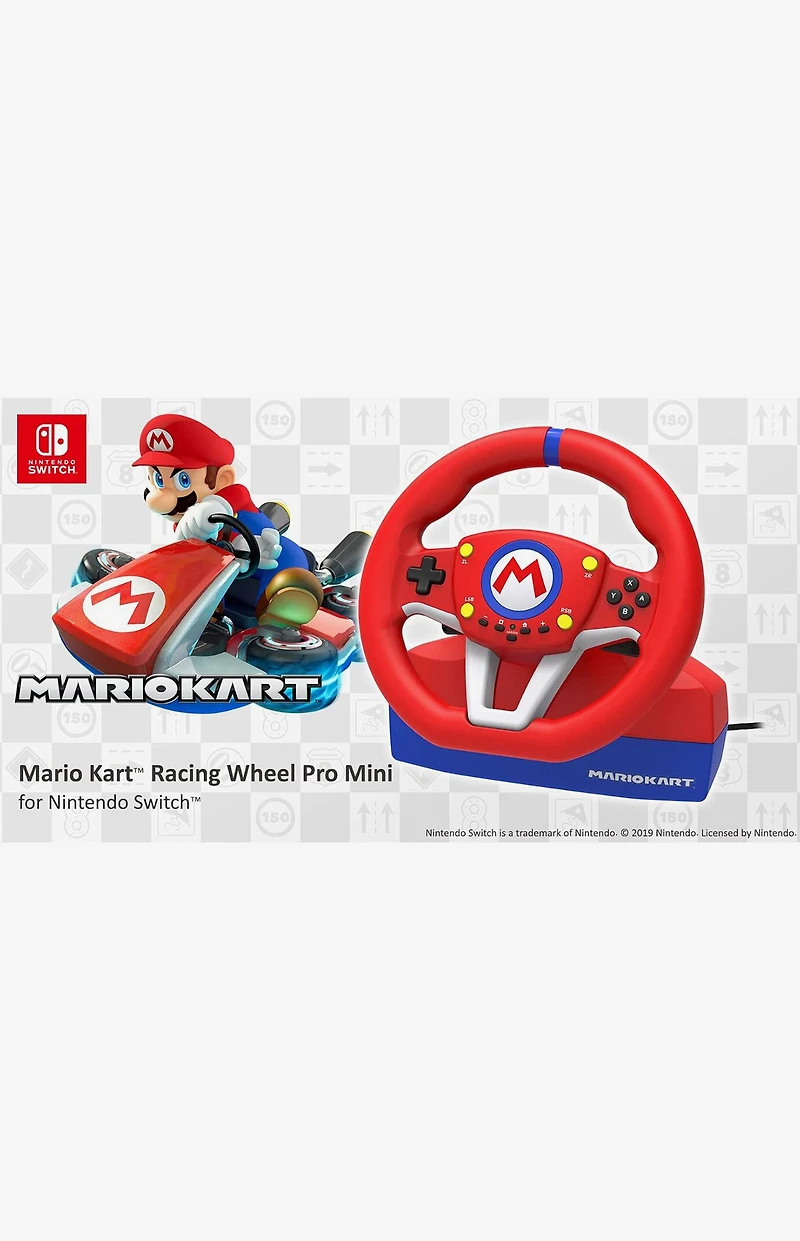 Mario Kart Racing Wheel Pro Mini Nintendo Switch Video Game