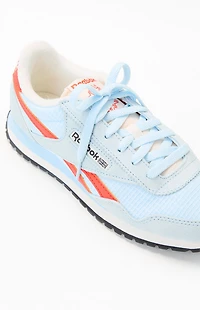 Reebok Women's Blue Classic AZ Waffle Knit Sneakers