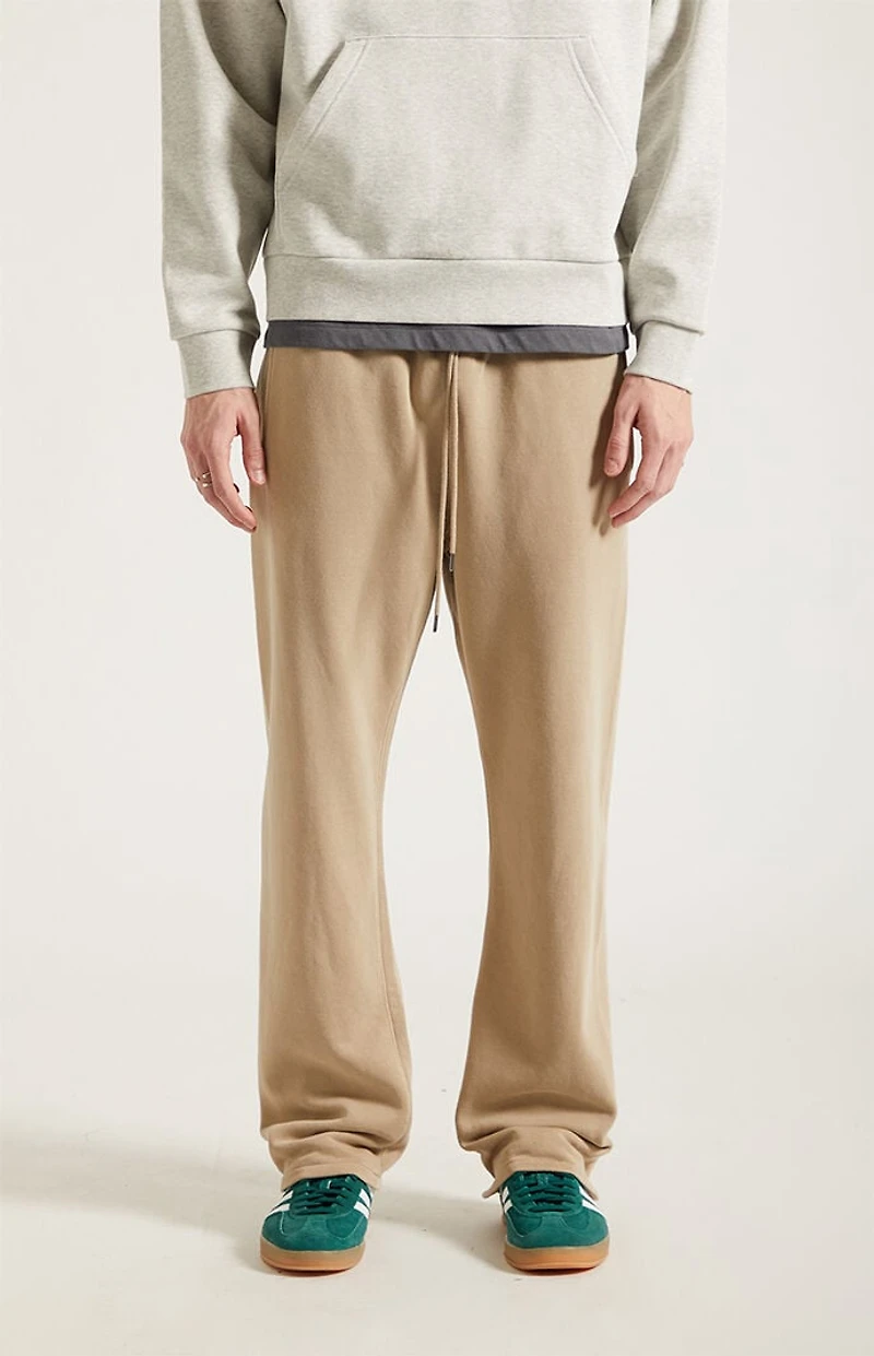 Pacsun Tan Straight Leg Sweatpants