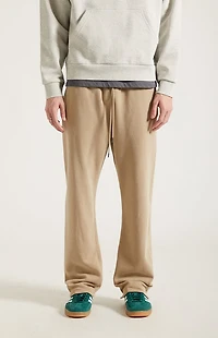 Pacsun Tan Straight Leg Sweatpants