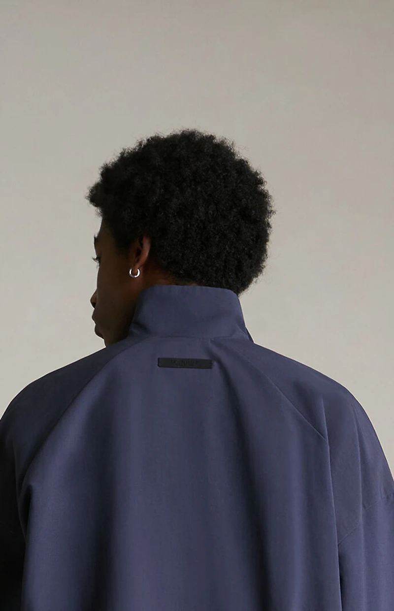 Fear of God ESSENTIALS Marine Military Nylon Mock Neck Anorak Jacket