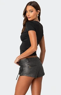 Edikted Katia V Neck Top