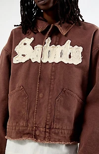 Pacsun Saints Raw Applique Gas Jacket
