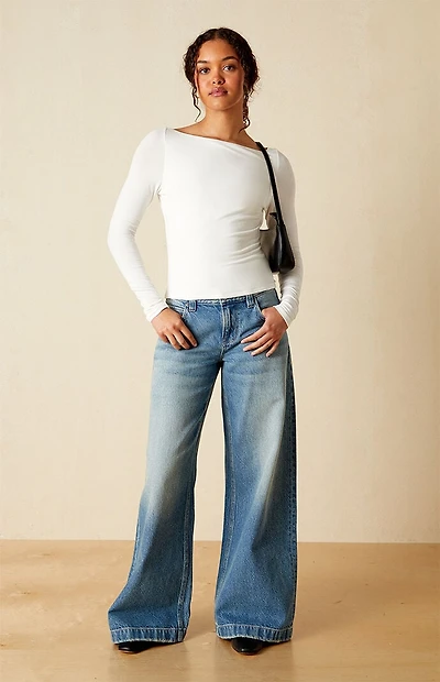 Your Favorite Shaina Long Sleeve Boat Neck Top