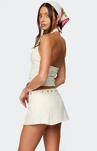 Edikted Keli Buckle Halter Top