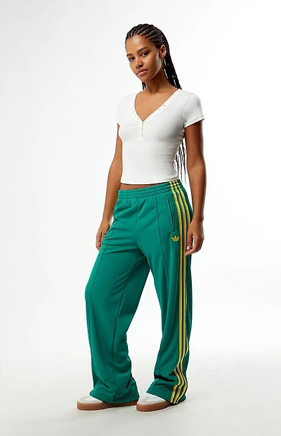 adidas Green Firebird Loose Track Pants