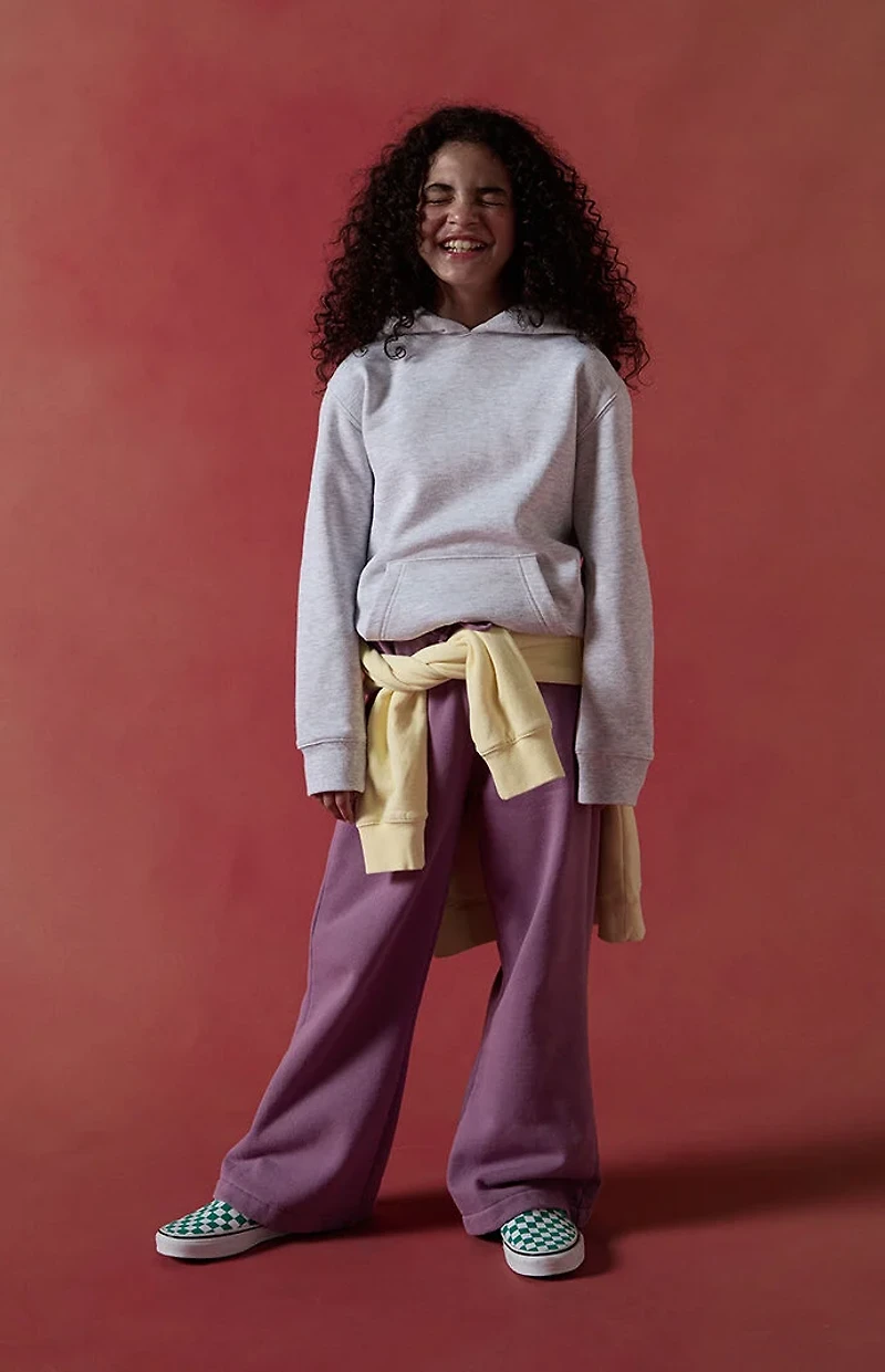 Pacsun Kids Heather Grey Core Pullover Hoodie