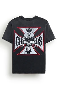 West Coast Choppers Skeleton Cross T-Shirt