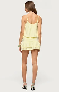 Edikted Heidey Ruffle Mini Dress