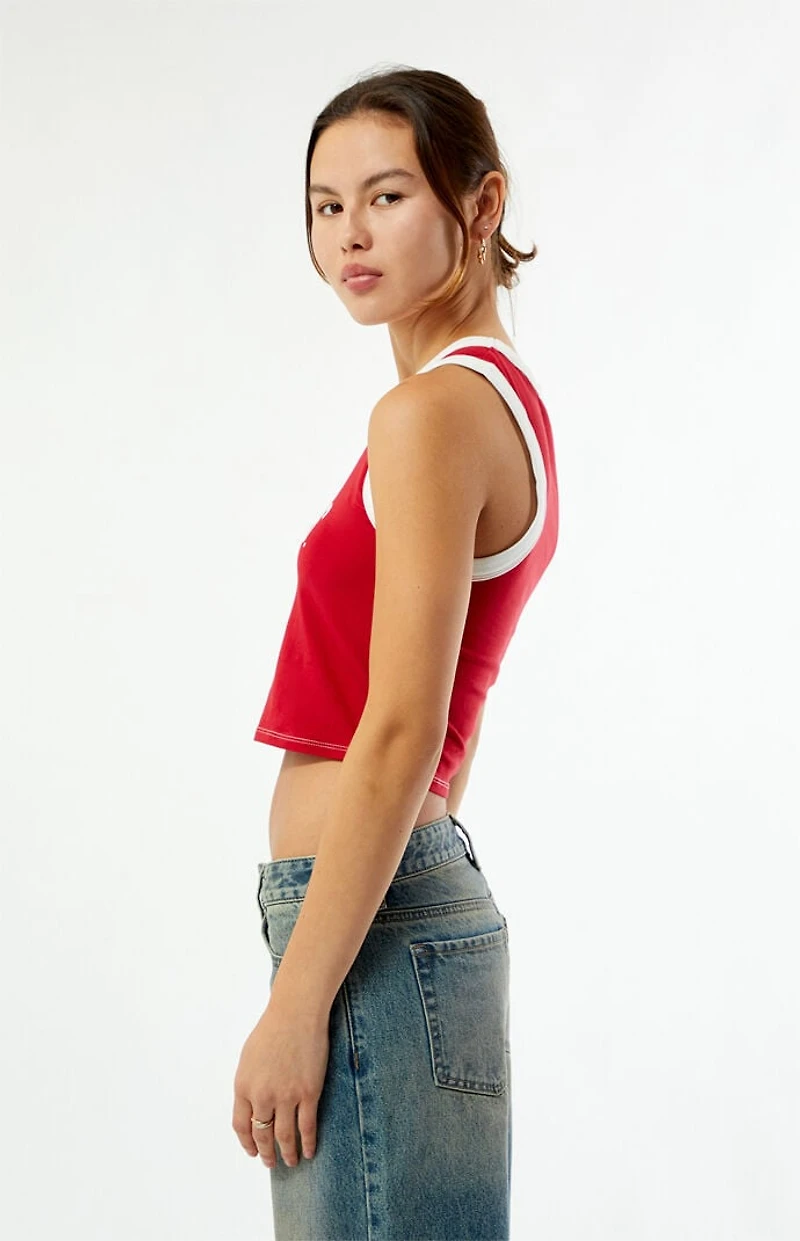 WILD COLLECTIVE x Pacsun University of Oklahoma Sooners Cropped Tank Top