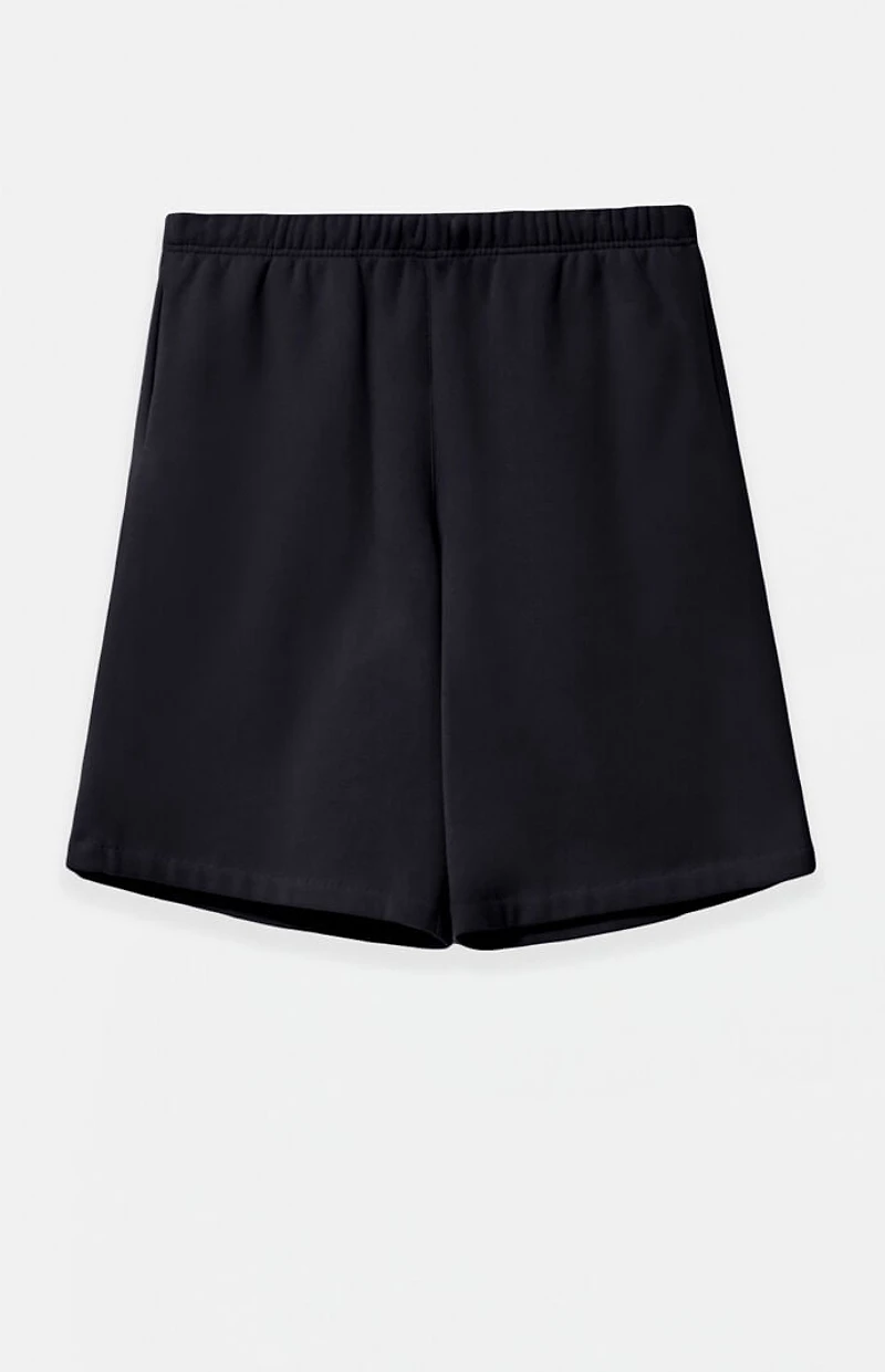 Fear of God ESSENTIALS Jet Black Basketball Jersey Sweat Shorts