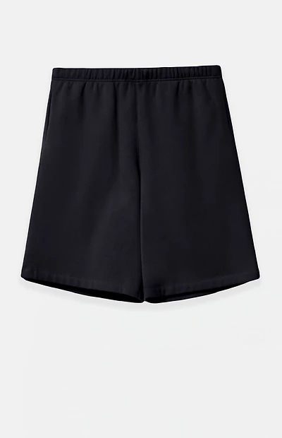 Fear of God ESSENTIALS Jet Black Basketball Jersey Sweat Shorts