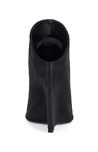 AZALEA WANG Women's Novis Black Peep Toe Wedge Sandals