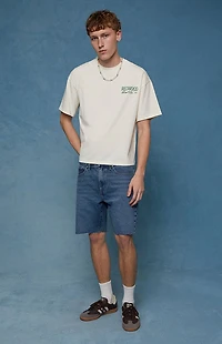 Pacsun Harrison Cutoff Baggy Jean Shorts Medium Blue