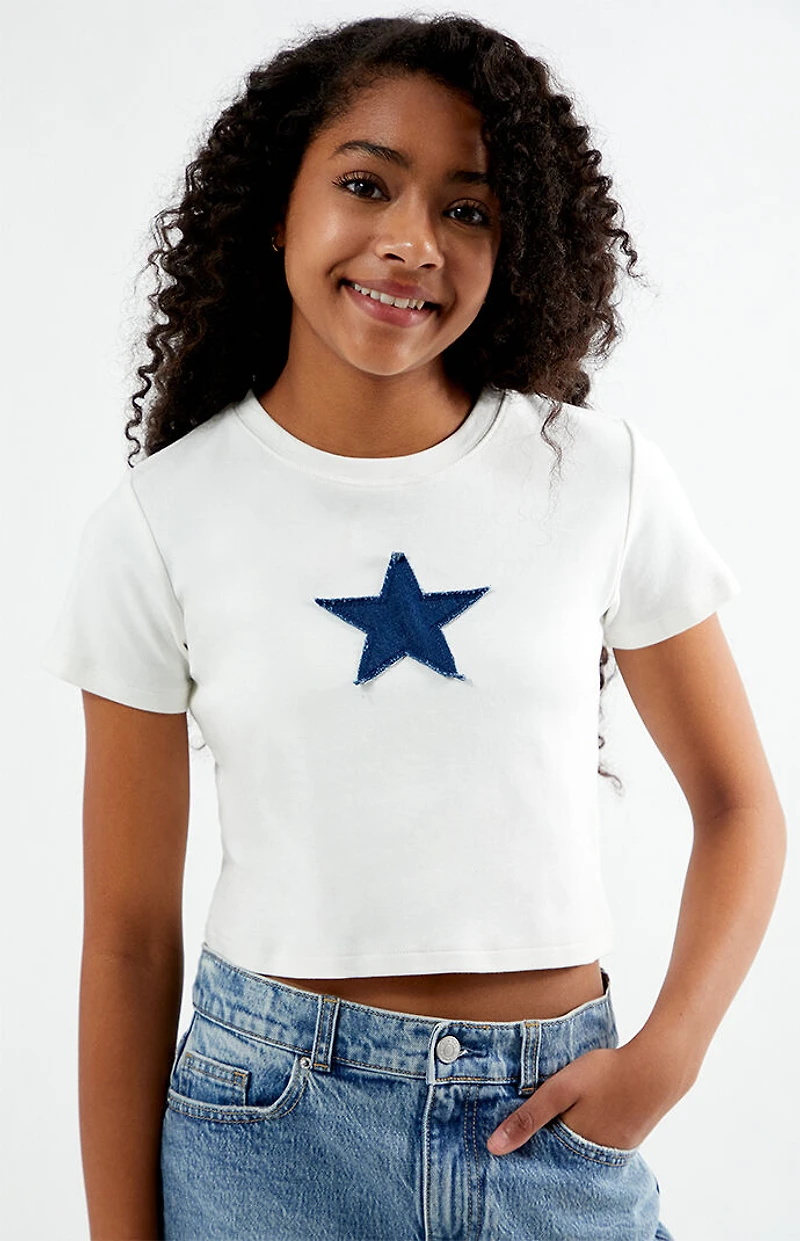 Pacsun Kids Star Patch Skimmer T-Shirt
