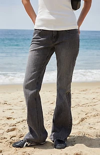 John Galt Stretch Black Brielle '90s Low Rise Bootcut Jeans