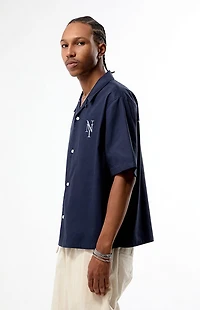 Pacsun New York Embroidered Camp Shirt