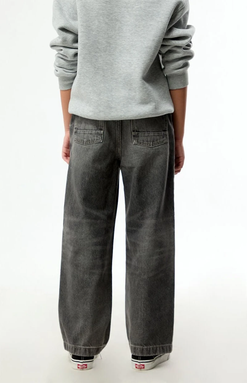 Pacsun Kids Baggy Jeans Gray Wash