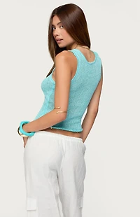 Edikted Eleora Sequin Knit Tank Top
