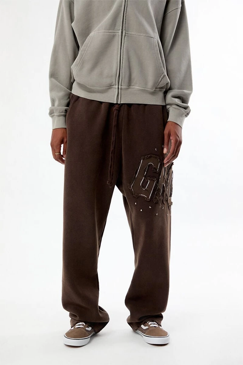 Pacsun Ghost Applique Baggy Sweatpants