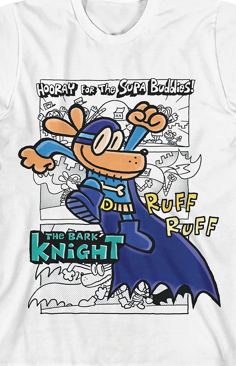 Kids Dog Man The Bark Knight T-Shirt