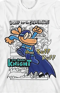 Kids Dog Man The Bark Knight T-Shirt