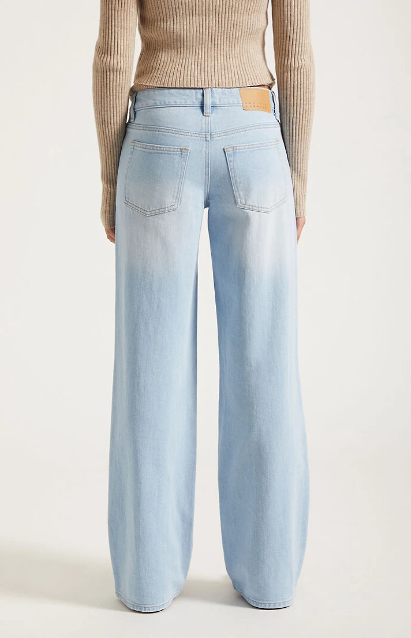 Pacsun Casey Low Rise Baggy Jeans Lighter Blue