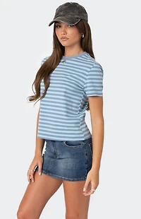 Edikted Callahan Striped T-Shirt