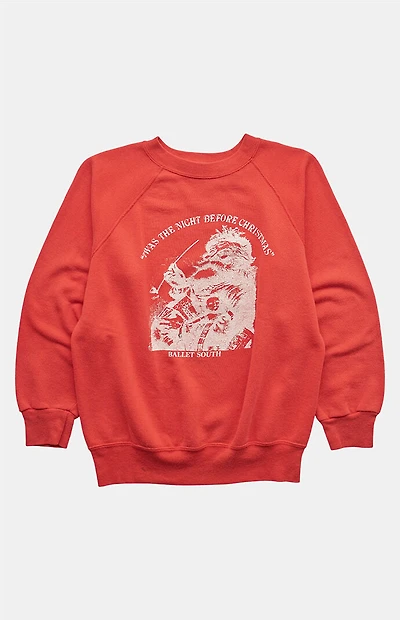 PS VINTAGE '80s The Night Before Christmas Crew Neck Sweatshirt