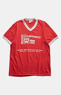 PS VINTAGE '90s Brake and Equipment V-neck Graphic T-Shirt