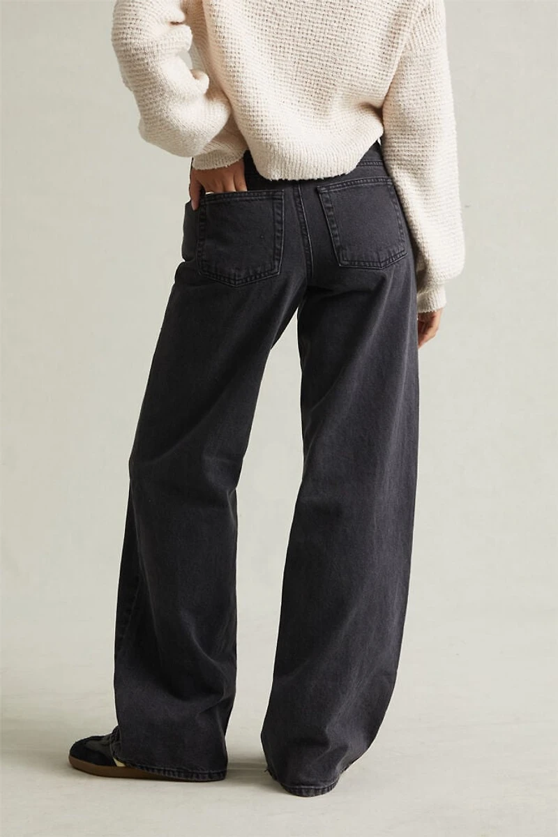 Pacsun Casey Low Rise Baggy Jeans Washed Black